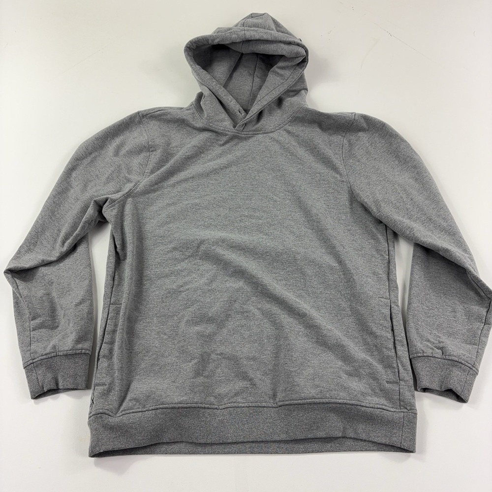 CUTS Hoodie Mens L Gray Pullover Fleece Hooded Pockets Classic Hyperloop